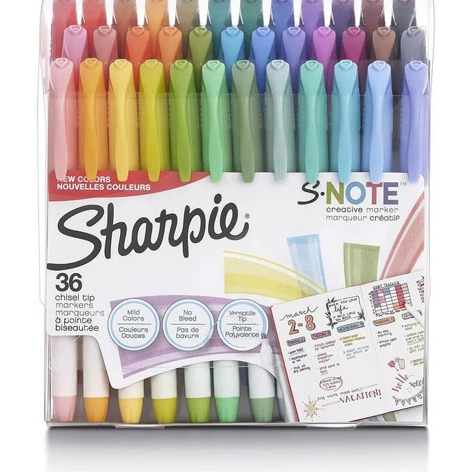 

SHARPIE S-NOTE CREATIVE MARKERS HIGHLIGHTERS 2IN1 SNOTE 4 12 20 36 PCS ORIGINAL DAN TERPERCAYA
