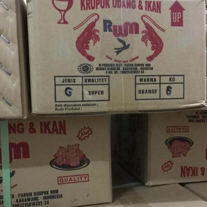

Kerupuk Udang Mede Walet Super 1 Dus Isi 5 Kg (Grab&Gojek Only) #Gratisongkir