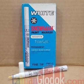 

PAINT MARKER PERMANENT FINE TIP SNOWMAN PUTIH FWP-12 12PCS ORIGINAL DAN TERPERCAYA