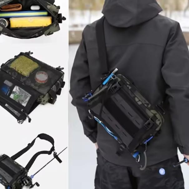 Tas Selempang Tactical Tas Bahu Outdoor Tas Mancing