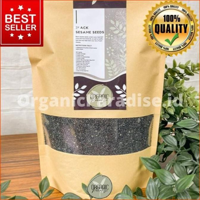 

Wijen Hitam Panggang 1 Kg / Black Sesame 1 Kg Premium Quality Organic Paradise #Gratisongkir