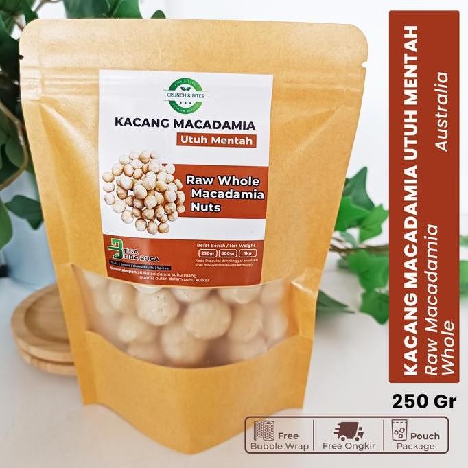 

Kacang Macadamia Mentah Utuh 250Gr / Raw Macadamaia Whole Australia #Gratisongkir