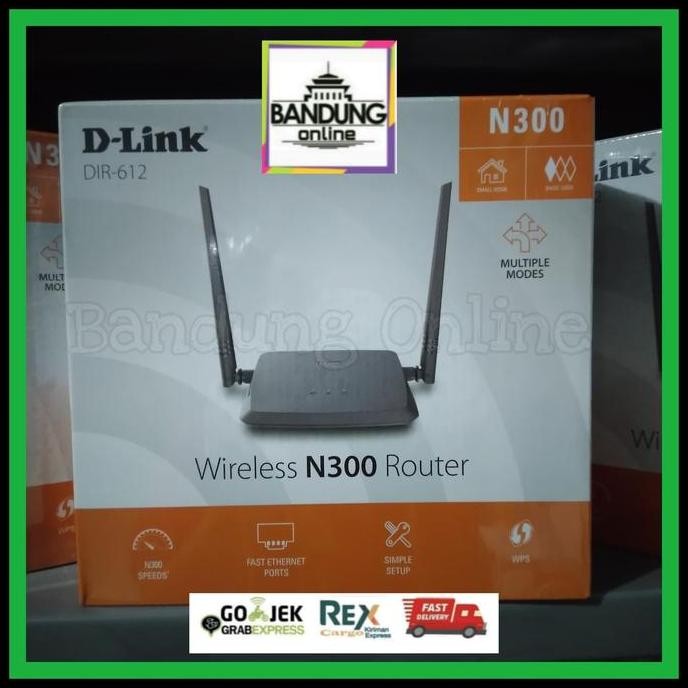 D-Link Dir-612 N300 Wireless Fast Ethernet Router Dlink Dir612 Dir 612