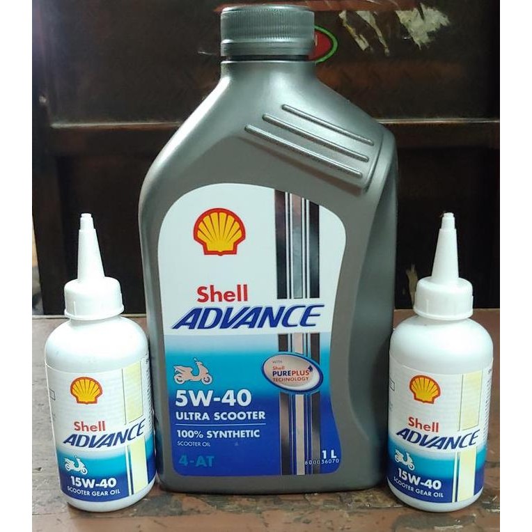 Tersedia Paket Oli Shell Advance Matic Ultra + Oli Gardan Shell NMAX AEROX PCX XMAX