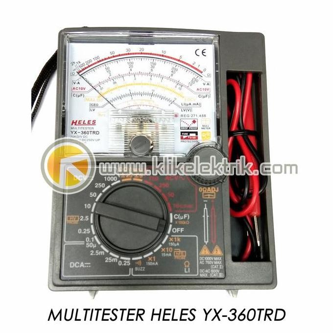 Multitester Avo Meter Analog Heles Yx360Trd Multi Meter Heles Yx 360