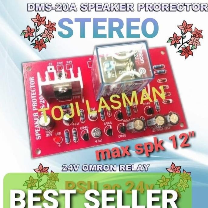 DISKON KIT PCB SPEAKER PROTECTOR PROTEKTOR OTOMATIS PENGAMAN SPEKER DC DELAY
