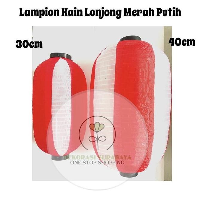 @@@@] Lampion 17 agustus 30cm Merah putih