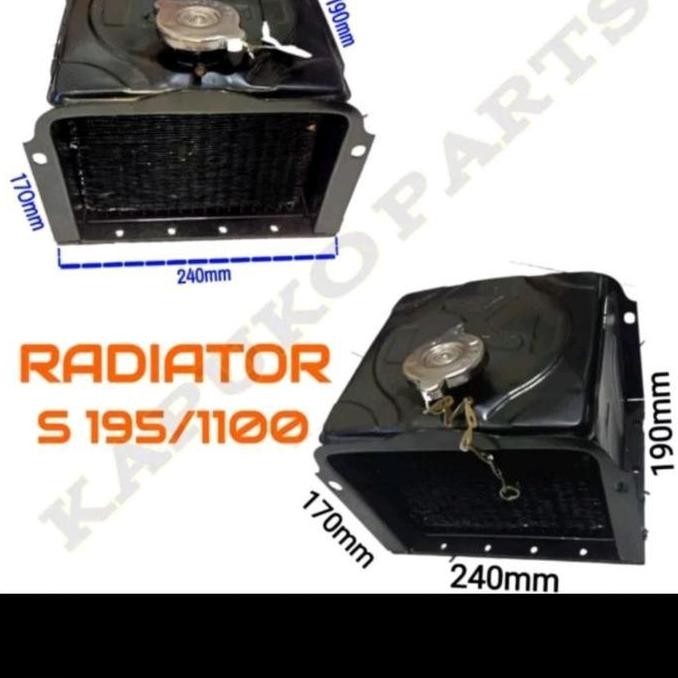 *****] Radiator Mesin Diesel S195 S1100 / 12 PK 14 PK 16 PK