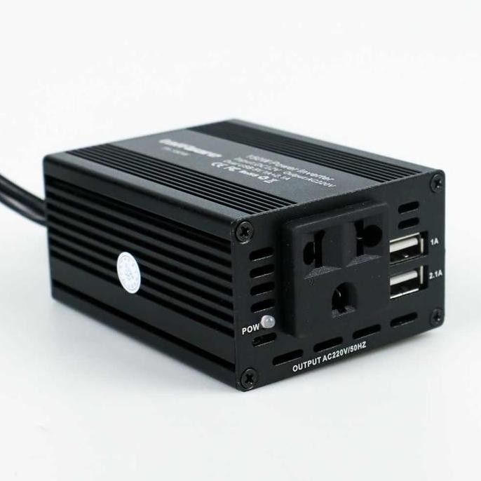 Inverter DC ke AC Power Mobil Car 150 Watt Colokan USB 12 V 220 V Terlaris