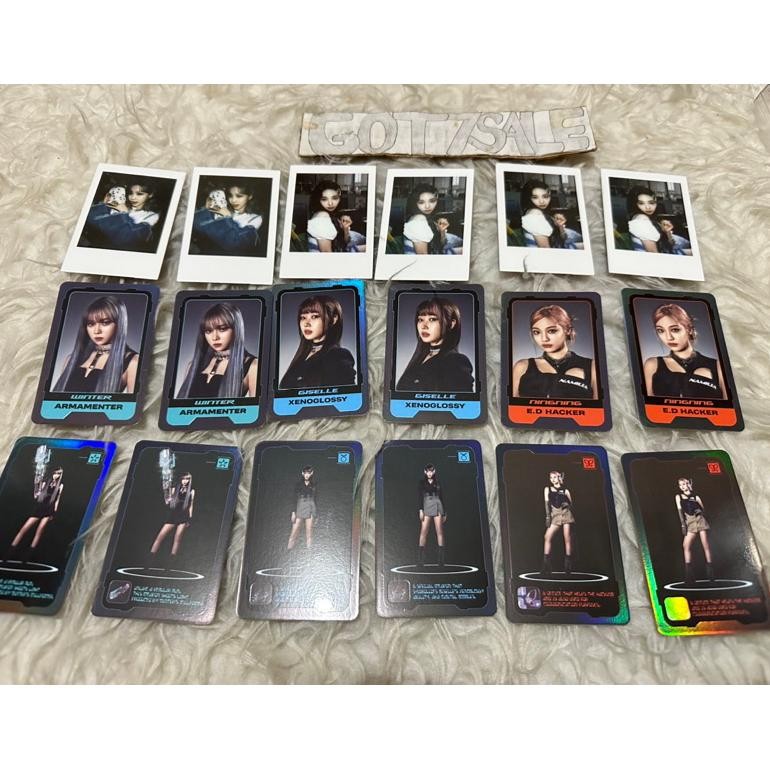 Se-7 Aespa Photocard Official Aespa Pc Girls / My World / Savage / Karina Winter Ningning Giselle Ph