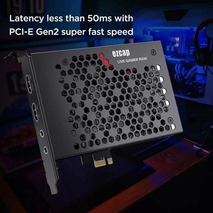 Ezcap 324B Pcie Gen2 Pci Hdmi Video Capture  Card Live 4K 324 Kualitas Terbaik Harga Termurah