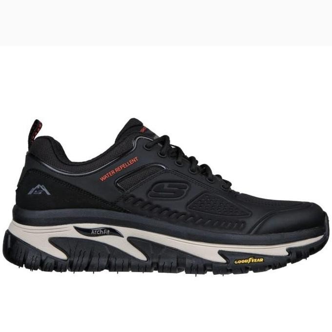 SKECHERS OUTDOOR ROAD WALKER ARCH FIT TRAIL BLACK ORIGINAL ORIGINAL DAN TERPERCAYA