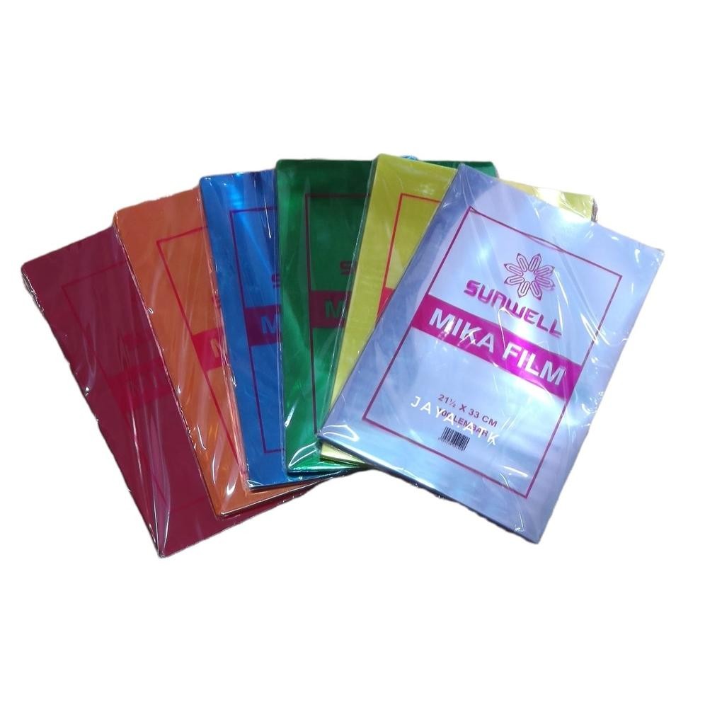 

MIKA JILID PLASTIK COVER BUKU FOLIO F4 BENING WARNA 20 LBR
