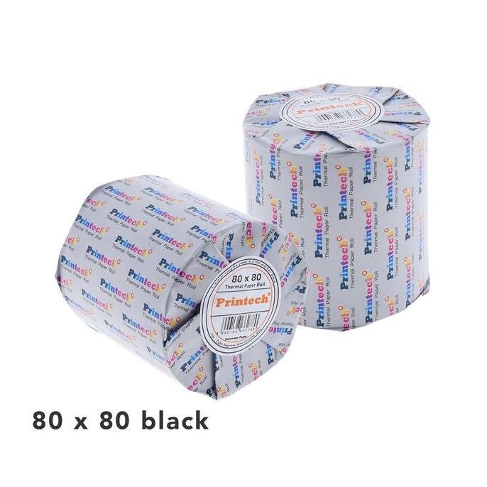 

BEBAS ONGKIR - PRINTECH Kertas Thermal Kasir 80x80 Black 10 Roll / 03022-2