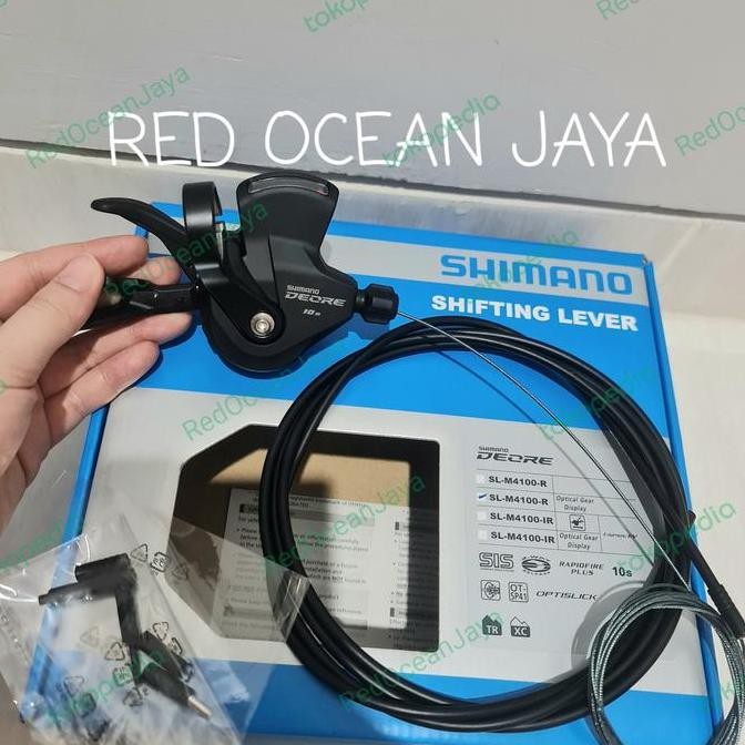 Shimano Shifter Deore M4100 10 Speed 10Speed Kanan Not T6000 M5100