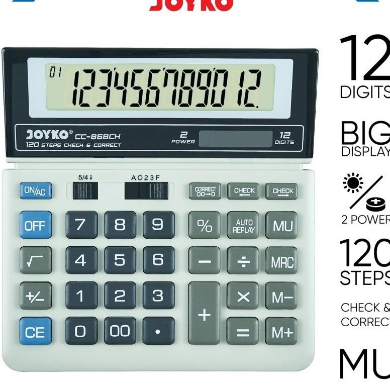 

Calculator Kalkulator Besar Joyko Cc 868 Cc868Ch