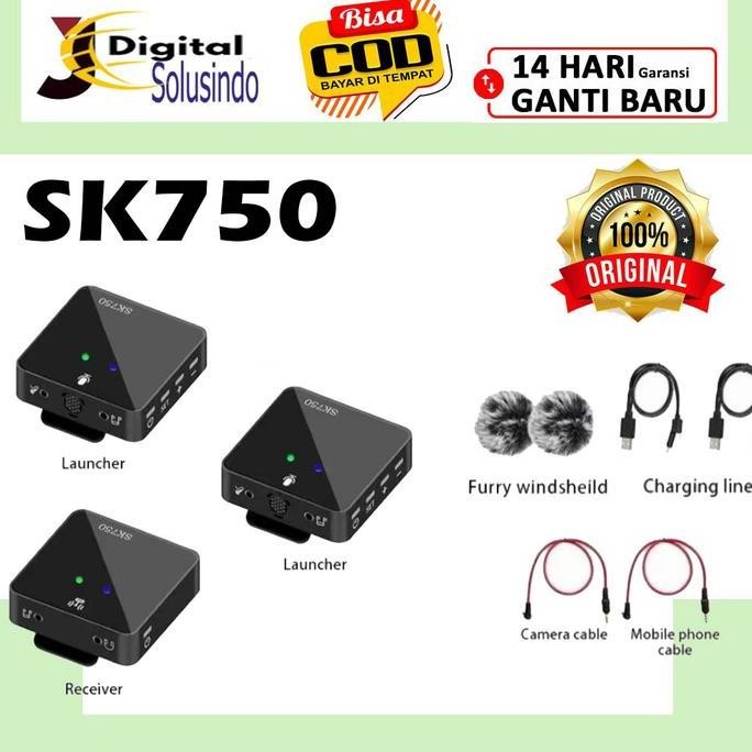 Mini Wireless Mic SK750 - Subtitute for Saramonic B500 Rode Go Terlaris