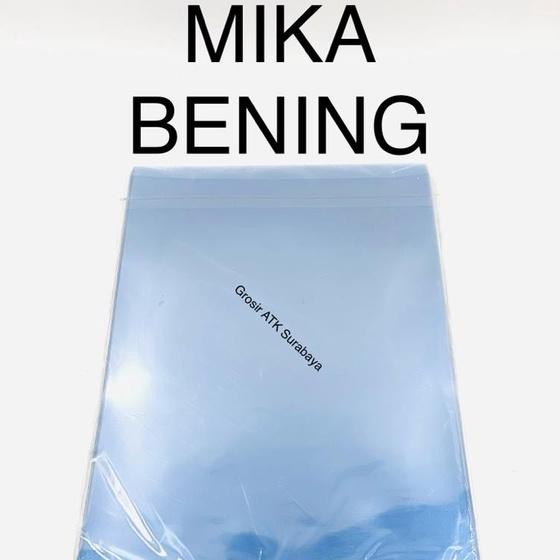 

PLASTIK MIKA FILM MEGATOP BENING / Jilid Sampul Cover Makalah Folio TRANSPARAN BENING