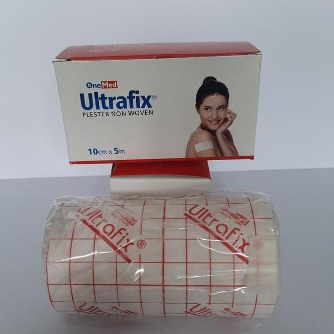 Ultrafix 10cm x 5m Onemed Plester Luka Ultrafix 10x5 Plester Tahan Air Plester Non Woven Plester Ant