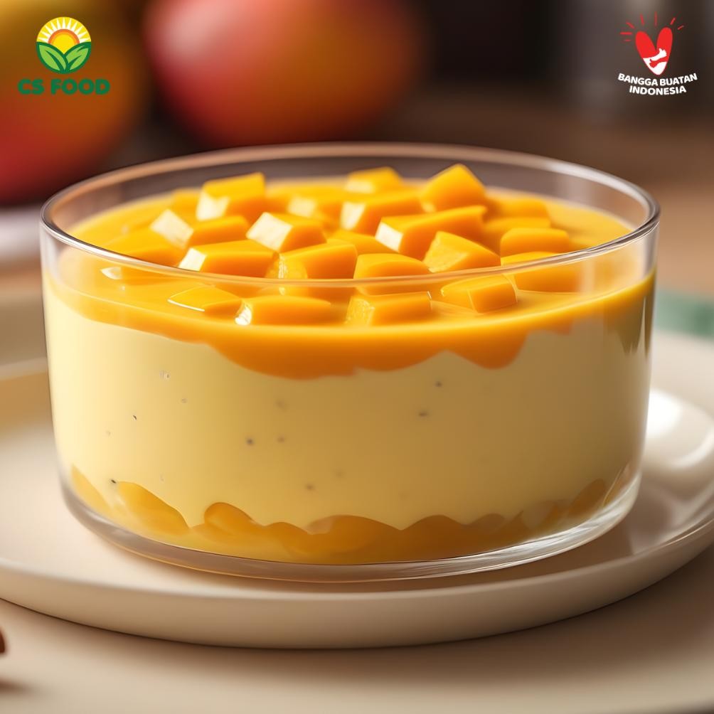 

Bubuk Instan Silky Puding Mangga 1kg Pudding Lembut Pudot CS FOOD