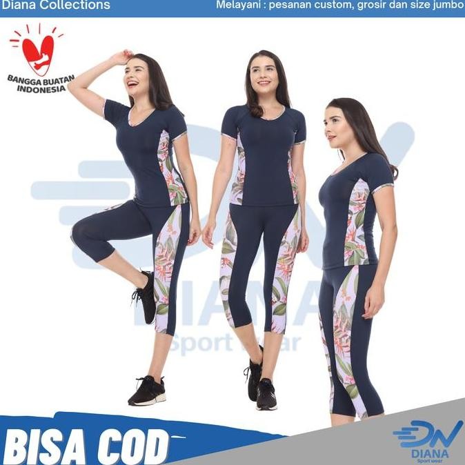 Setelan pakaian senam aerobik wanita jumbo | setelan baju senam wanita | setelan baju aerobic jumbo 