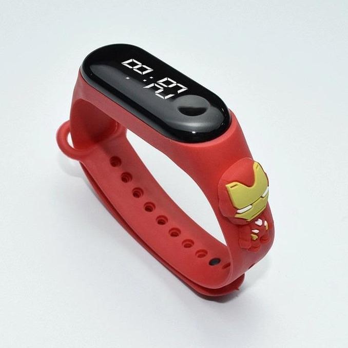 Jam Tangan Anak Laki Laki Karakter Jam Tangan Anak Laki Laki Digital 2-10 Tahun Jam Tangan Anak Led 