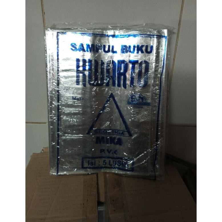

Sampul Buku/Sampul Mika Plastik Quarto ( 1pak/60lbr )