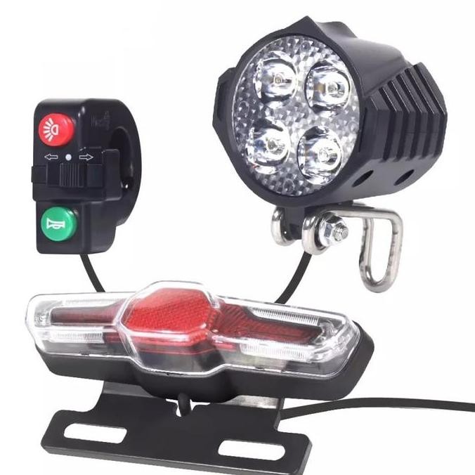 Headlight Lampu Depan Belakang Sein Rem Brake Light Bafang Bbs01 Bbs02