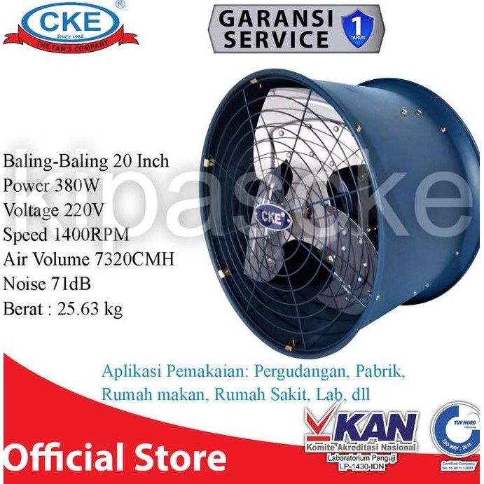 Drum Fan 20 Inch Blower Tabung Blower Gedung Eksos Drum Axial Drum Fan Seo