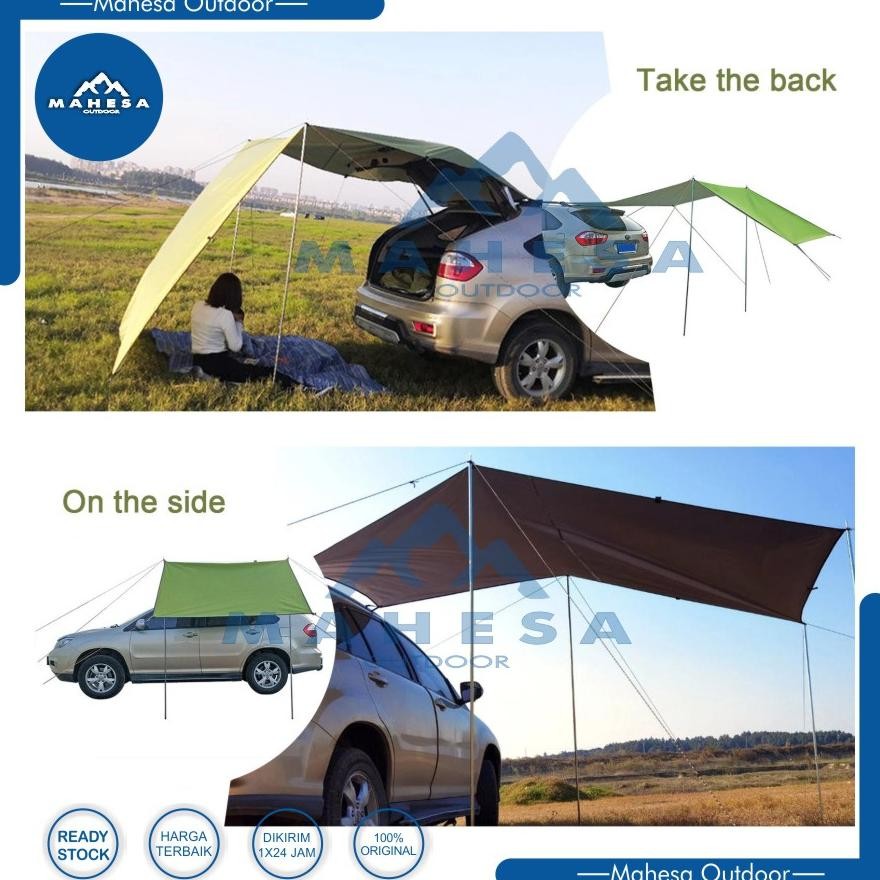 Paket DIY Awning Tenda Mobil Car Campervan Overlander Offroad Camping Campervan Mahesa Outdoor Nugi