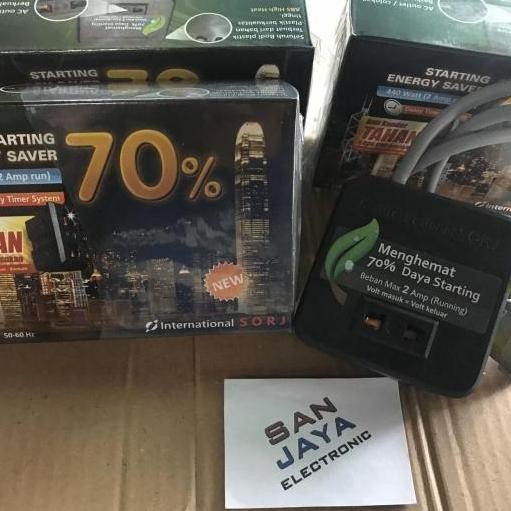 TERMURAH - Auto Start(soft start)Penghemat energi awal Max 2A,merk International