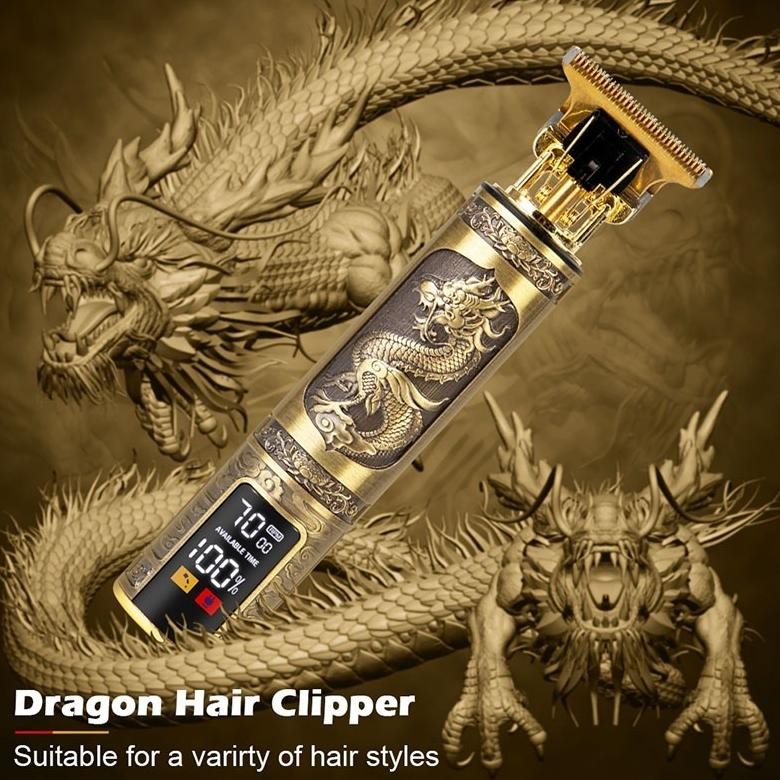 Terlaris CodAlat Cukur Listrik Logam Portabel Alat Cukur Listrik Kepala Naga Retro Alat Cukur Kepala