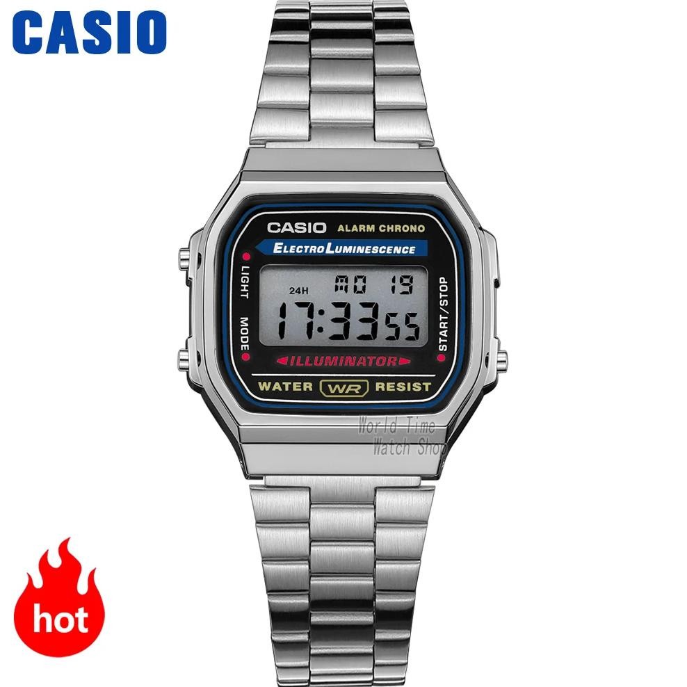 Casio Watch Silver Watch Men Set Brand Luxury Led Digital Waterproof Quartz Men Watch Sport Military