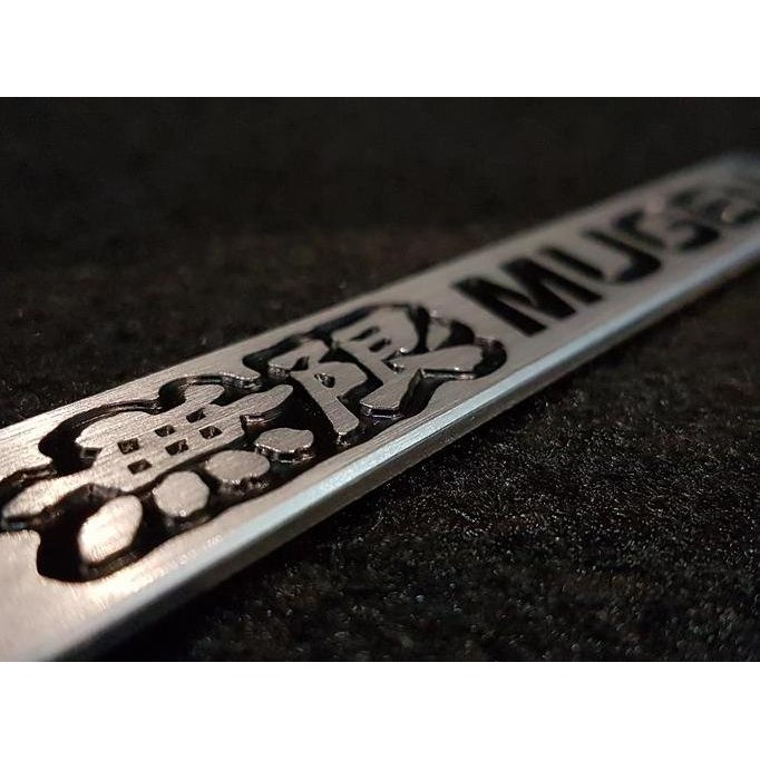 Emblem Metal Plate MUGEN Large / Emblem Mugen Original Mugen Japan murah