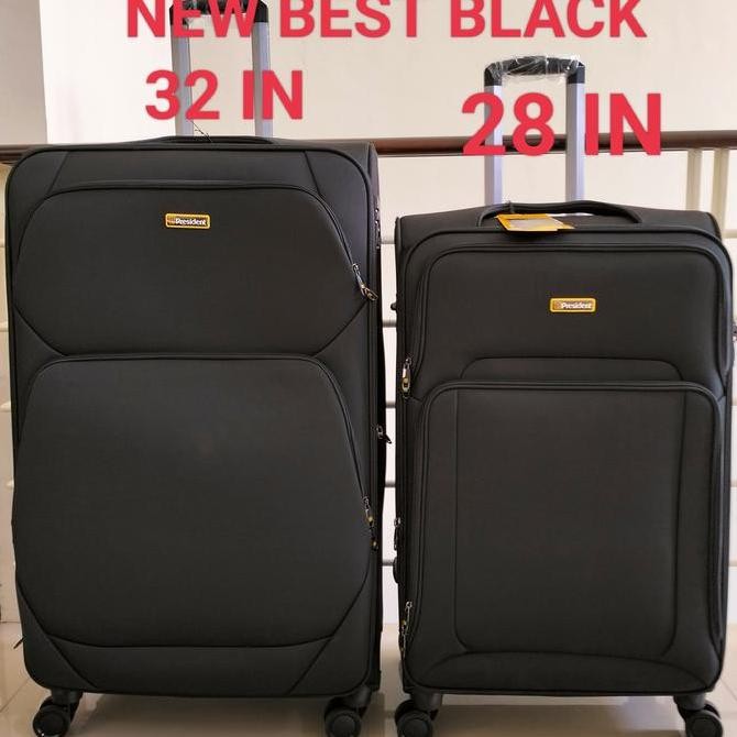 KOPER KAIN PRESIDENT 32INCHI JUMBO KANVAS RODA 4 PUTAR TSA 180623