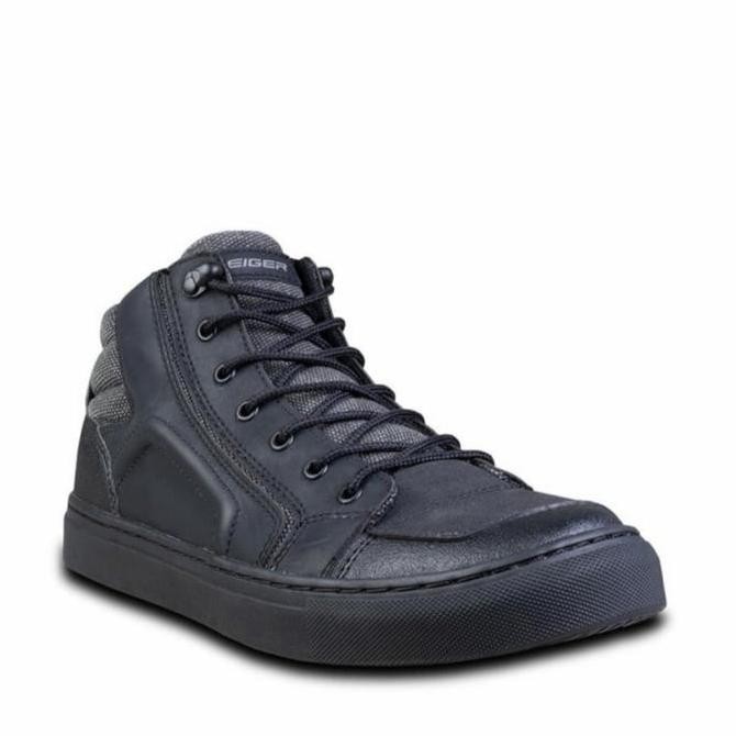 Sale Sepatu Eiger Riding Gaea Mid Cut Shoes Black Touring Outdoorsporty