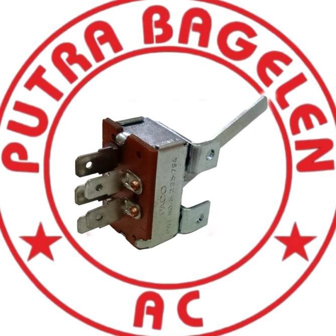 [Promo Diskon] Saklar Geser Swicth Ac Mobil Rubahan Pasangan Kaki 5 3 Speed  Paco [Terlaris]