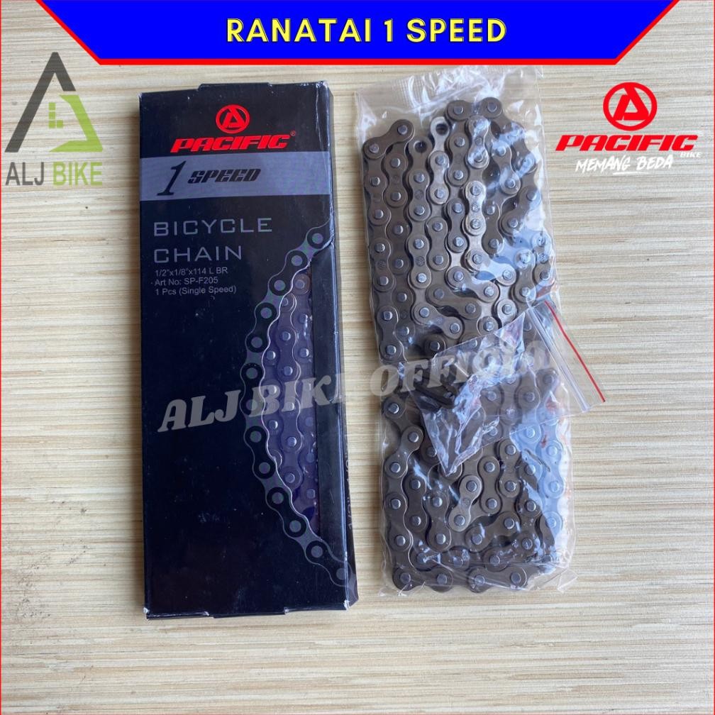 PACIFIC Rantai Rante Sepeda Anak Bmx Dewasa 1 Speed Single Nugi