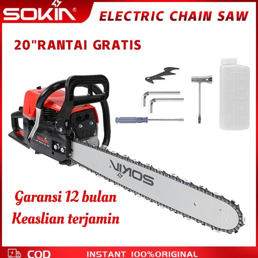 Terlaris Bisa Cod Gergaji Mesin 20 Inci Gergaji Penebang Kayu Gergaji Bensin Gergaji Listrik Rumah T