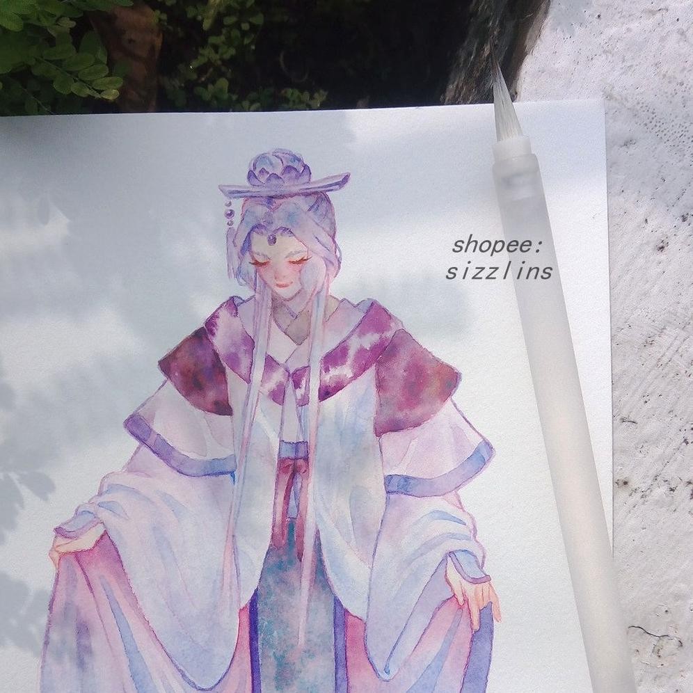 

Terlaris Magnolia Chinese Watercolor Brush Kuas Cina Natural Hair Weasel Hair Goat Hair