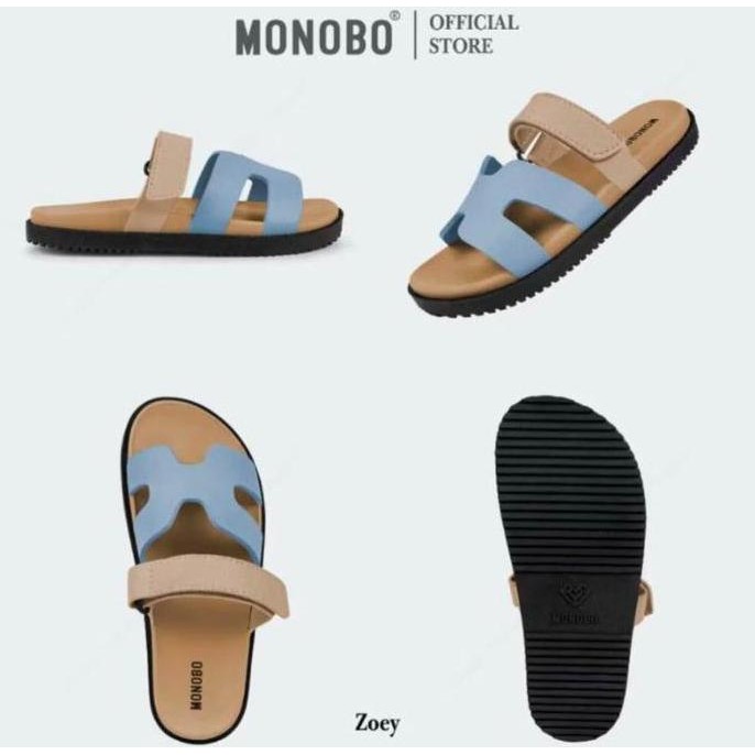 [READY STOCK] MONOBO Sandal Zoey - Sandal Wanita Free Box