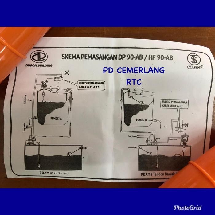 Otomatis Penampungan Air Toren Air Yang Bagus Tasin Hf 90 Ab Radar Original Dan Terpercaya