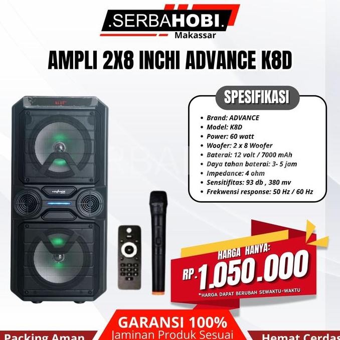 *#*#*#*#] Speaker Portable Karaoke Advance K8D Sound Mantap