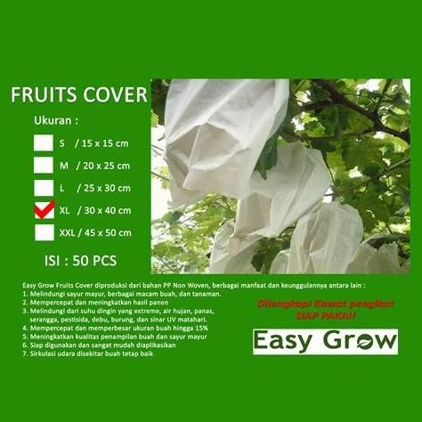 

*$*$*$*$] Pembungkus / Brongsong Buah Size XL 50 Lembar Easy Grow
