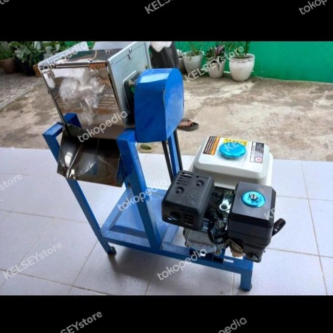 Open DS] PARUT KELAPA besar LENGKAP Penggerak MESIN BENSIN GX200 parutan jumbo