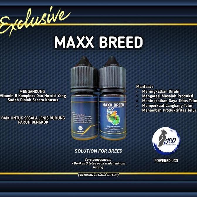 VITAMIN TERNAK BURUNG LOVEBIRD FALK MAXX BREEDING PARROT