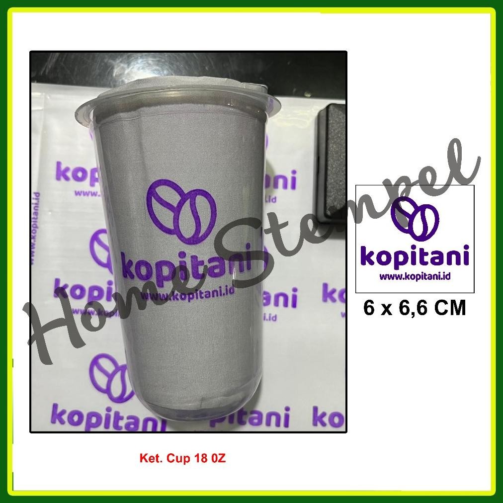 

stempel Gelas Cup / Plastik / Custom-Free Tinta