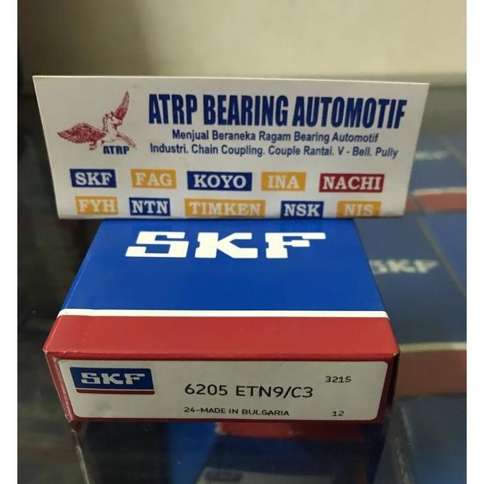 BALL BEARING 6205 ETN9/C3 SKF