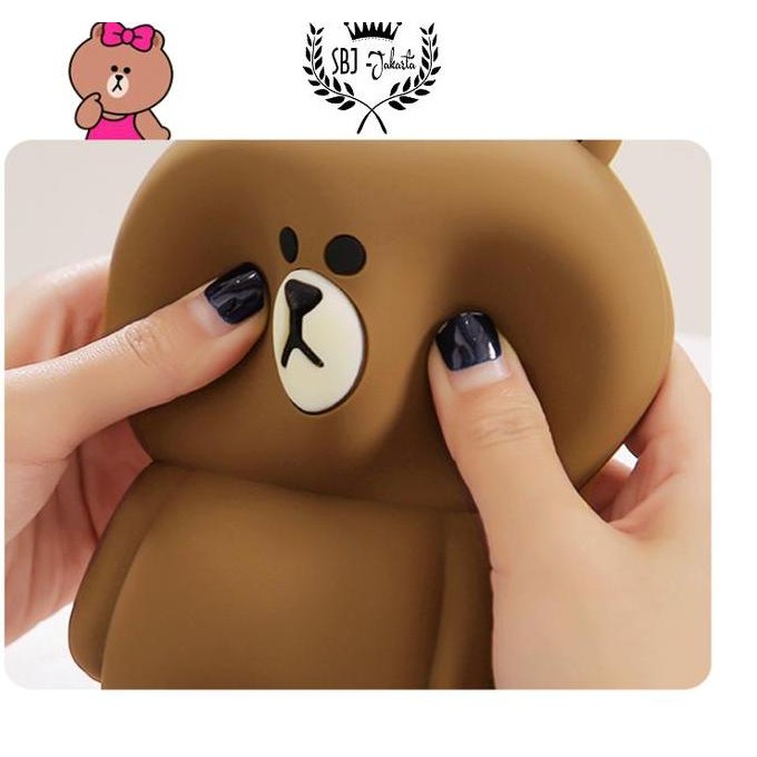 

Baru Tempat Pensil Silikon Motif Beruang Brown Lucu Anti Air Lentur Sekolah Anak Tk Sd