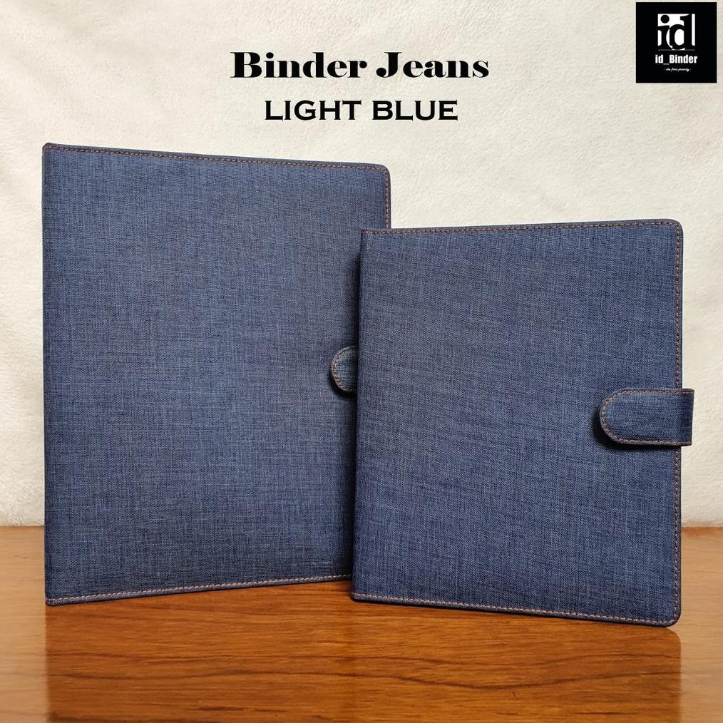 

BINDER BAHAN JEANS/DENIM 9 WARNA PILIHAN A5 DAN B5
